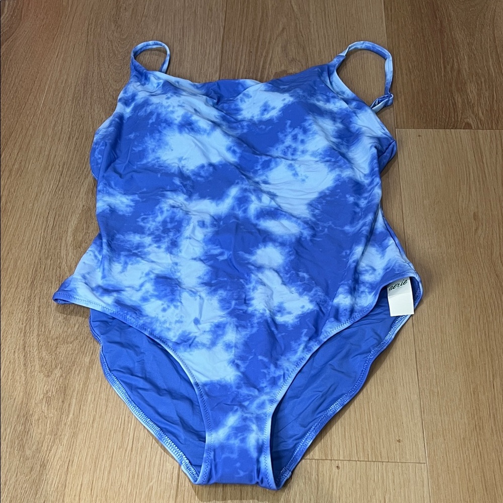 Aerie one piece tie dyed swimsuit sz L